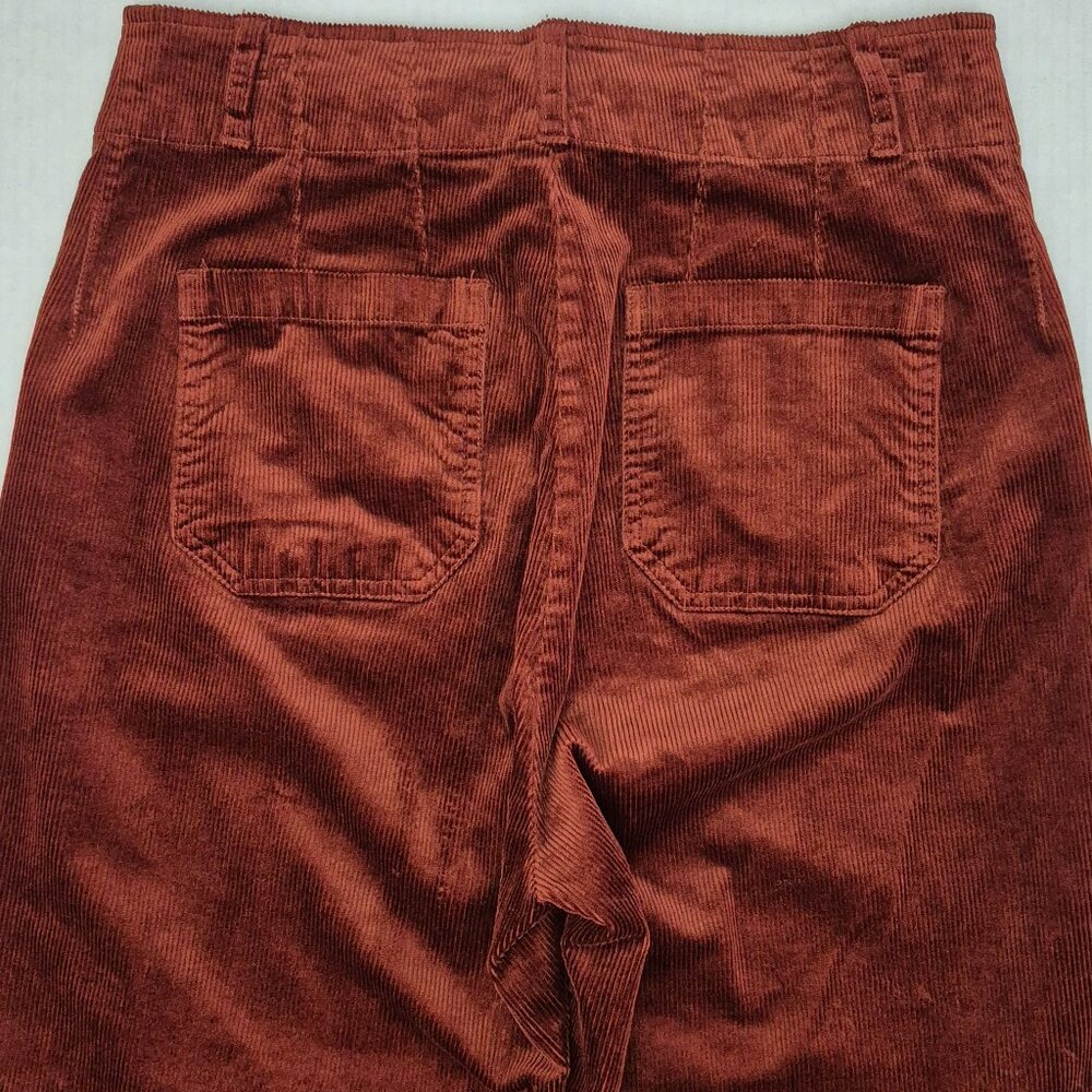 Matty M Womens Wide Leg Corduroy Pant, Brick, Size Small - NWoT - Picture 6 of 11